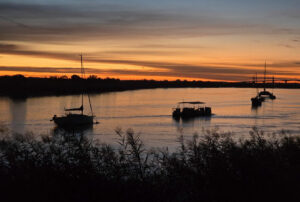 Dernier coucher de soleil, sur la Charente