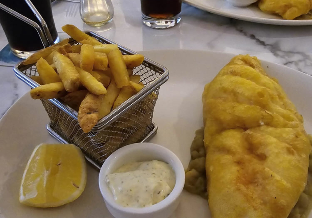 Voici un Fish and Chips.