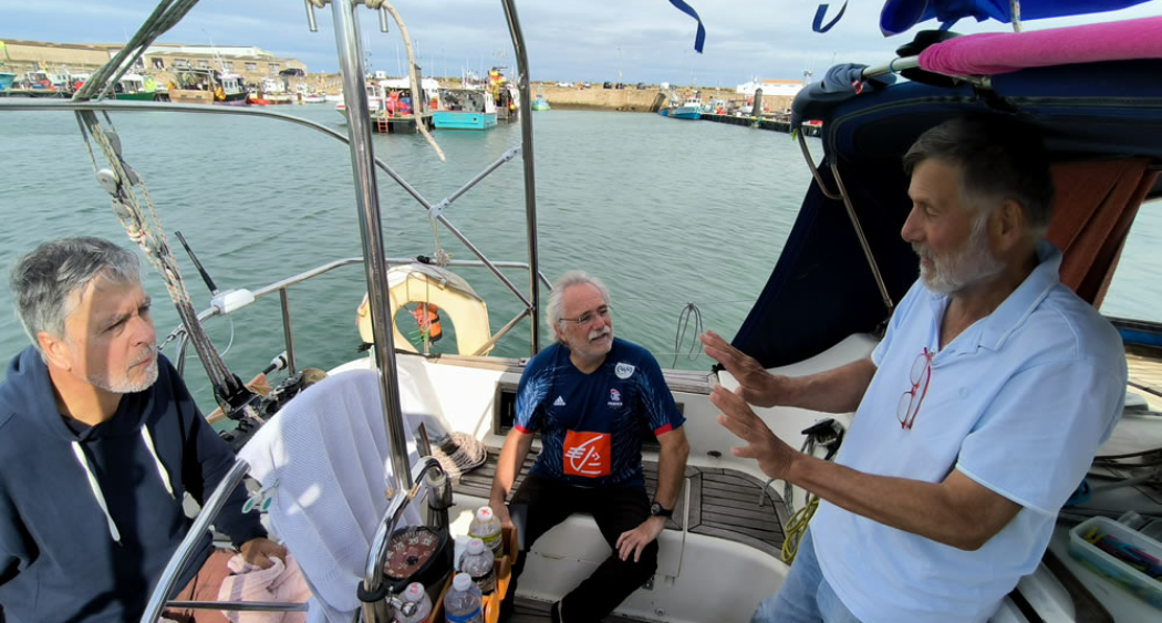 Au port, Eric a toujours quelques anecdotes