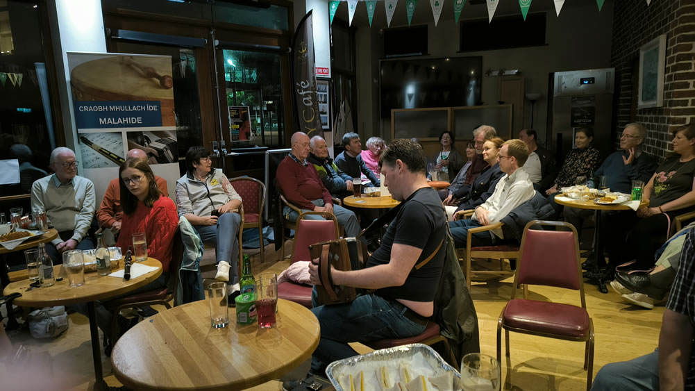 Les membres du yacht club de Malahide nous ont bien accueillis