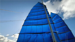 Paradox's sails in all their glory !