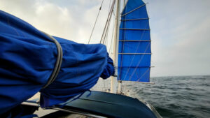 Under mizzen alone