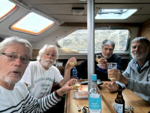 One last farewell drink, before Bruno's departure