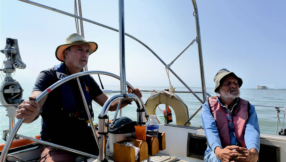 Motoring, Fort Boyard in the distance