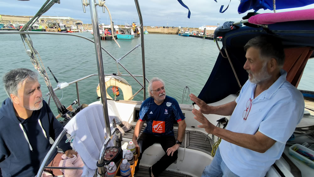 At the port, Eric always has a few anecdotes