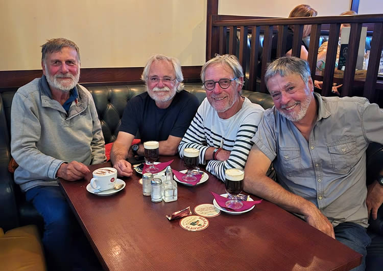 But of course, Irish Coffees too!