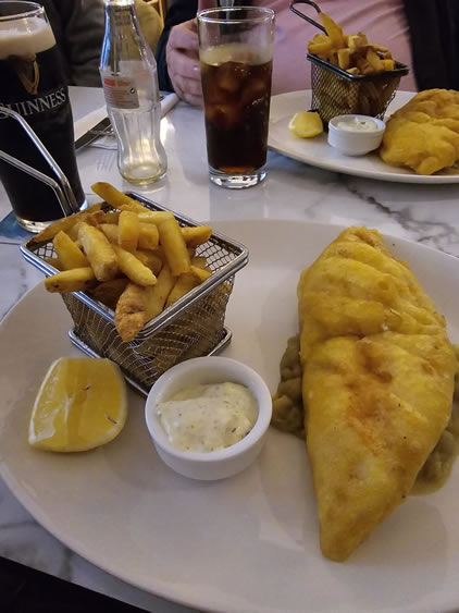 This is a Fish & Chips.